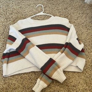 Hollister knitted cropped sweater XS